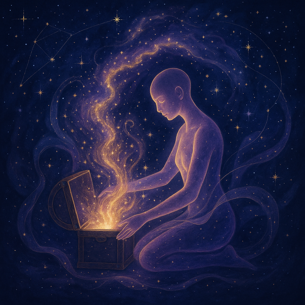 cover for cosmic awareness page chat gpt